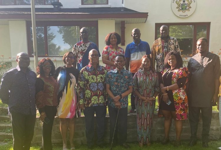 Alliance of Ghanaian-Canadian Associations (AGCA) Leaders Meet Ghana High Commissioner In Ottawa