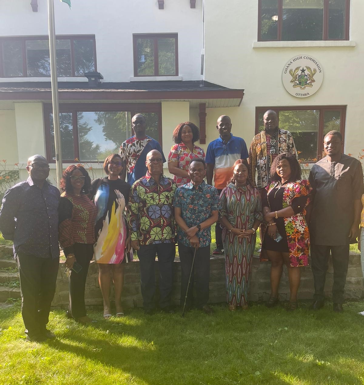 Alliance of Ghanaian-Canadian Associations (AGCA) Leaders Meet Ghana High Commissioner In Ottawa